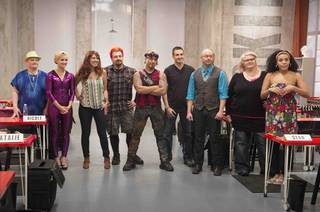 Season 1 of “Skin Wars” on the Game Show Network. Gear Boxxx of Las Vegas is at center.