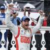 Photo: Dale Earnhardt Jr. celebrates in Victory Lane afte Photo: Dale Earnhardt Jr. celebrates in Victory Lane afte