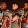Photo: From left, Eldorado High School football players Photo: From left, Eldorado High School football players