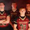 Photo: From left, Faith Lutheran High School football pla Photo: From left, Faith Lutheran High School football pla