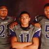 Photo: From left, Silverado High School football players Photo: From left, Silverado High School football players