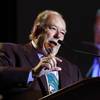 Honoree Robin Leach speaks during the 19th annual Nevada Broadcasters Hall of Fame gala Saturday, Aug. 9, 2014, at the Four Seasons Las Vegas. Honoree Robin Leach speaks during the 19th annual Nevada Broadcasters Hall of Fame gala Saturday, Aug. 9, 2014, at the Four Seasons Las Vegas.