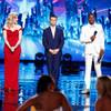 Emily West, Mat Franco and host Nick Cannon on the Season 9 finale of “America’s Got Talent” on Wednesday, Sept. 17, 2014, on NBC. Franco was declared the winner.
Emily West, Mat Franco and host Nick Cannon on the Season 9 finale of “America’s Got Talent” on Wednesday, Sept. 17, 2014, on NBC. Franco was declared the winner.