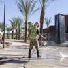 Workers prepare for the opening of Downtown Summerlin on Monday, Oct. 6, 2014, in Las Vegas. The 106-acre development is at Sahara Avenue and the 215 Beltway. Workers prepare for the opening of Downtown Summerlin on Monday, Oct. 6, 2014, in Las Vegas. The 106-acre development is at Sahara Avenue and the 215 Beltway.