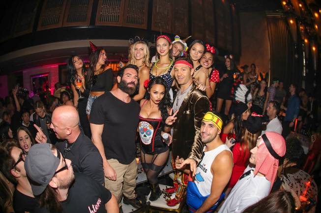 Dan Bilzerian parties at Lavo Champagne Brunch on Saturday, Nov. 1, 2014, in Palazzo.