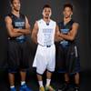 Desert Pines High basketball players, from left, Trevon Abdullah, Coby Myles and Capri Uzan. Desert Pines High basketball players, from left, Trevon Abdullah, Coby Myles and Capri Uzan.