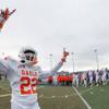 Bishop Gorman's Ikem Okeke says it all during the NIAA State Championship Football Game between the Bishop Gorman Gaels and Reed Raiders at Damonte Ranch High on Saturday, Dec. 6, 2014, in Reno. Bishop Gorman's Ikem Okeke says it all during the NIAA State Championship Football Game between the Bishop Gorman Gaels and Reed Raiders at Damonte Ranch High on Saturday, Dec. 6, 2014, in Reno.