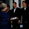 Andy Walmsley, an Emmy Award-winning set designer and founder and producer of the "ENTSpeaks" entertainers' speaker series in Las Vegas, is shown meeting Queen Elizabeth II at the Royal Command Performance in the Dominion Theater in London's West End in 1995. Walmsley was the production designer of that production and also worked on the show in 1997 and 1999. To his right is British lighting designer Brian Pearce. Andy Walmsley, an Emmy Award-winning set designer and founder and producer of the "ENTSpeaks" entertainers' speaker series in Las Vegas, is shown meeting Queen Elizabeth II at the Royal Command Performance in the Dominion Theater in London's West End in 1995. Walmsley was the production designer of that production and also worked on the show in 1997 and 1999. To his right is British lighting designer Brian Pearce.