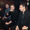 Photo: Scott Disick, second from right with microphone an Photo: Scott Disick, second from right with microphone an