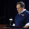 Photo: New England Patriots head coach Bill Belichick rea Photo: New England Patriots head coach Bill Belichick rea