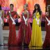 The five final contestants, Miss Colombia Paulina Vega, Miss Jamaica Kaci Fennell, Miss Ukraine Diana Harkusha, Miss Netherlands Yasmin Verheijen and Miss USA Nia Sanchez, during the 2015 Miss Universe Pageant on Sunday, Jan. 25, 2015, in Miami. The five final contestants, Miss Colombia Paulina Vega, Miss Jamaica Kaci Fennell, Miss Ukraine Diana Harkusha, Miss Netherlands Yasmin Verheijen and Miss USA Nia Sanchez, during the 2015 Miss Universe Pageant on Sunday, Jan. 25, 2015, in Miami.
