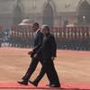 Photo: U.S. President Barack Obama is escorted during an Photo: U.S. President Barack Obama is escorted during an