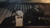 An image of Dean Martin is shown at SLS Las Vegas on Saturday, Jan. 31, 2015.