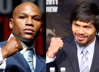 Floyd Mayweather Jr. and Manny Pacquiao are shown in this composite from file photos. Floyd Mayweather Jr. and Manny Pacquiao are shown in this composite from file photos.