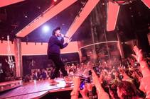Abel Tesfaye, aka The Weeknd, performs at Drai's Nightclub on Friday, Feb. 13, 2015, atop The Cromwell. Abel Tesfaye, aka The Weeknd, performs at Drai's Nightclub on Friday, Feb. 13, 2015, atop The Cromwell.