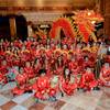 Photo: Kindergarten and fifth-grade students from the Mea Photo: Kindergarten and fifth-grade students from the Mea