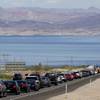 Photo: In this April 10, 2011, photo, traffic backs up he Photo: In this April 10, 2011, photo, traffic backs up he