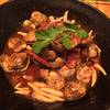 Wok-roasted Manila clams, with Chinese sausage and oat noodles, for 2015 Chinese New Year on Thursday, Feb. 19, 2015, at China Poblano in the Cosmopolitan. Wok-roasted Manila clams, with Chinese sausage and oat noodles, for 2015 Chinese New Year on Thursday, Feb. 19, 2015, at China Poblano in the Cosmopolitan.