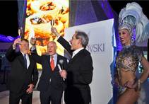 The Grand Bazaar Shops open with a champagne toast at midnight Thursday, Feb. 26, 2015, at Bally’s. The Grand Bazaar Shops open with a champagne toast at midnight Thursday, Feb. 26, 2015, at Bally’s.