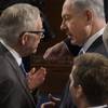 Photo: Israeli Prime Minister Benjamin Netanyahu talks wi Photo: Israeli Prime Minister Benjamin Netanyahu talks wi