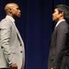 Photo: Boxers Floyd Mayweather Jr. and Manny Pacquiao fac Photo: Boxers Floyd Mayweather Jr. and Manny Pacquiao fac
