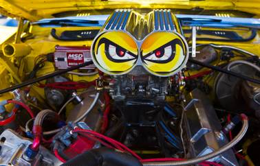 A monster under the hood? On the scene at North Las Vegas Airport