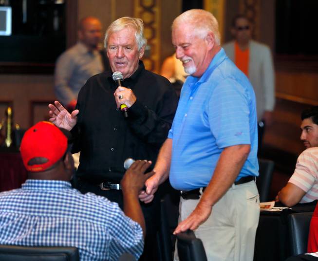 Bill Foley Talks to Hockey Fans at Sunset Station Bill Foley Talks to Hockey Fans at Sunset Station