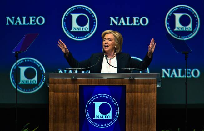 Presidential Candidate Hillary Clinton Speaks at NALEO Presidential Candidate Hillary Clinton Speaks at NALEO