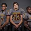 Photo: Eldorado football players Deven Dabbs, Terrell Mic Photo: Eldorado football players Deven Dabbs, Terrell Mic