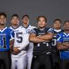 Photo: Desert Pines football players Trevor Nofoa, Nathan Photo: Desert Pines football players Trevor Nofoa, Nathan