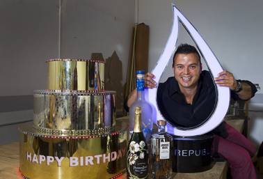 Meet the mastermind of some of the Strip's best bottle-service theatrics