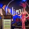 Casino Entertainer of the Year award winners Penn Jillette and Teller accept their award during the 2015 Casino Entertainment Awards presented by Global Gaming Expo at Vinyl on Wednesday, Sept. 30, 2015, in the Hard Rock Hotel. Casino Entertainer of the Year award winners Penn Jillette and Teller accept their award during the 2015 Casino Entertainment Awards presented by Global Gaming Expo at Vinyl on Wednesday, Sept. 30, 2015, in the Hard Rock Hotel.