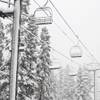 Photo: Snow falls on lifts at the Kirkwood ski resort Mon Photo: Snow falls on lifts at the Kirkwood ski resort Mon