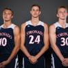 Photo: Coronado basketball players Travis Bowman, Jake De Photo: Coronado basketball players Travis Bowman, Jake De