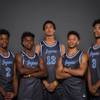 Photo: From left, Desert Pines' mens basketball players; Photo: From left, Desert Pines' mens basketball players;