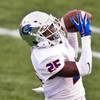 Photo: Bishop Gorman's Tyjon Lindsey (25) pulls in anothe Photo: Bishop Gorman's Tyjon Lindsey (25) pulls in anothe