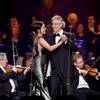 Photo: Aida Garifullina dances with Andrea Bocelli during Photo: Aida Garifullina dances with Andrea Bocelli during