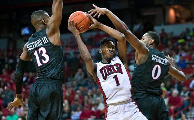 UNLV Battles With San Diego State UNLV Battles With San Diego State