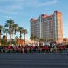 Photo: Supporters of Culinary Local 226 gather in front o Photo: Supporters of Culinary Local 226 gather in front o