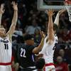 Photo: Gonzaga forward Domantas Sabonis and Ryan Edwards Photo: Gonzaga forward Domantas Sabonis and Ryan Edwards
