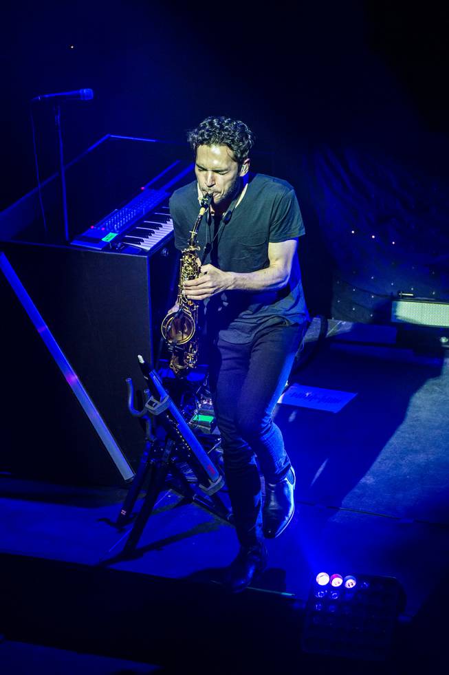 M83 headlines Brooklyn Bowl on Thursday, April 14, 2016, at the Linq Promenade.