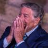 Tony Bennett toasts his early 90th birthday for Keep Memory Alive on Thursday, May 19, 2016, at Brooklyn Bridge outside New York-New York. Tony Bennett toasts his early 90th birthday for Keep Memory Alive on Thursday, May 19, 2016, at Brooklyn Bridge outside New York-New York.
