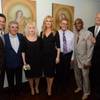 Four of the five employees who have been with Caesars Palace since 1966 attended Celine Dion’s resident show at the Colosseum and met Dion on Wednesday, May 18, 2016, as part of the 50th anniversary celebration. From left, Caesars Palace General Manager Sean McBurney, Pete George, Pamela Price, Dion, Jim Dunbar, Benny Figgins and Caesars Palace Regional President Gary Selesner. Four of the five employees who have been with Caesars Palace since 1966 attended Celine Dion’s resident show at the Colosseum and met Dion on Wednesday, May 18, 2016, as part of the 50th anniversary celebration. From left, Caesars Palace General Manager Sean McBurney, Pete George, Pamela Price, Dion, Jim Dunbar, Benny Figgins and Caesars Palace Regional President Gary Selesner.