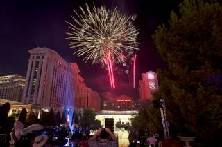 2016 Fireworks at Caesars Palace