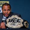 Photo: UFC 200 fighter Daniel Cormier makes a comment dur Photo: UFC 200 fighter Daniel Cormier makes a comment dur
