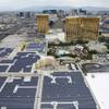 Photo: Rooftop solar panels are seen atop the Mandalay Ba Photo: Rooftop solar panels are seen atop the Mandalay Ba