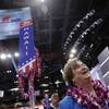 Photo: Hawaii delegate Miriam Hellreich talks to another Photo: Hawaii delegate Miriam Hellreich talks to another