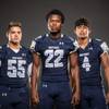 Photo: Members of the Shadow Ridge High football team pos Photo: Members of the Shadow Ridge High football team pos