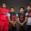 Photo: Members of the Liberty High football team pose for Photo: Members of the Liberty High football team pose for