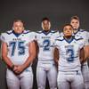 Photo: Members of the Basic High football team pose for a Photo: Members of the Basic High football team pose for a